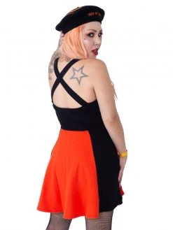 Kreepsville666 Jack O Latern Pumpkin Pinafore Dress KREEPSVILLE 666
