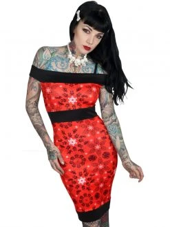 Kreepsville666 Krampus Pencil Dress KREEPSVILLE 666