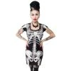 Kreepsville666 White Skeleton Tunic Dress 3 Kreepsville666 White Skeleton Tunic Dress