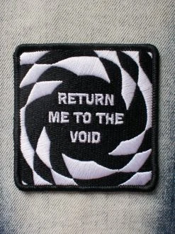 RETROGRADE SUPPLY CO Return Me To The Void Embroidered Patch