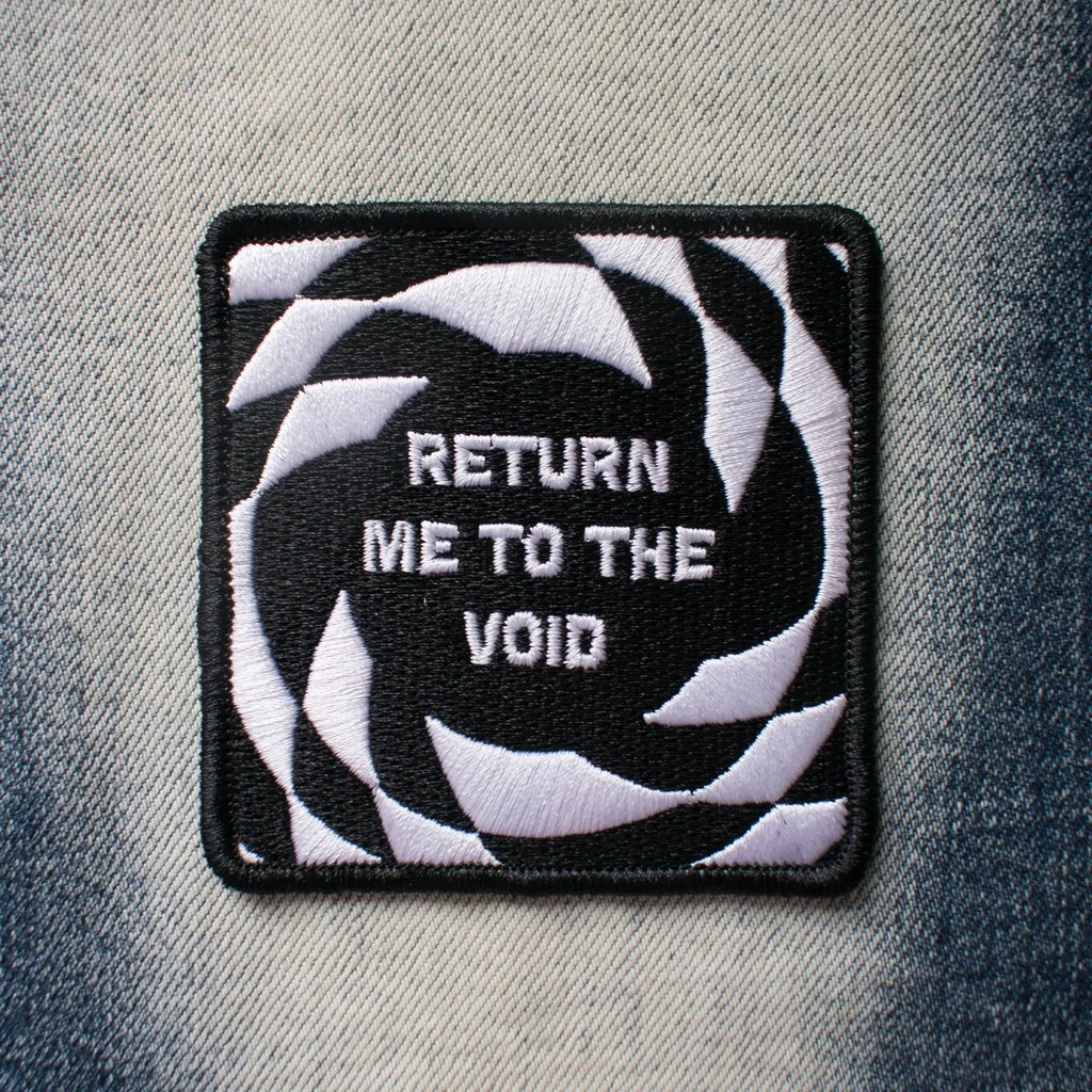 RETROGRADE SUPPLY CO Return Me To The Void Embroidered Patch 2 RETROGRADE SUPPLY CO Return Me To The Void Embroidered Patch