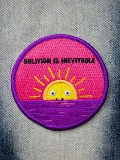 RETROGRADE SUPPLY CO Oblivion Is Inevitable Embroidered Patch