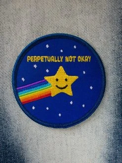 RETROGRADE SUPPLY CO Perpetually Not Okay Embroidered Patch