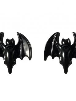 Kreepsville666 Kreepsville 666 Bat Black Stud Earring