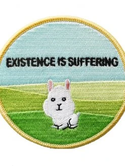 RETROGRADE SUPPLY CO Existence Is Suffering Embroidered Patch