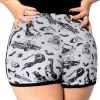 Kreepsville666 KREEPSVILLE 666 Elvira Comic Icon Womens Running Shorts