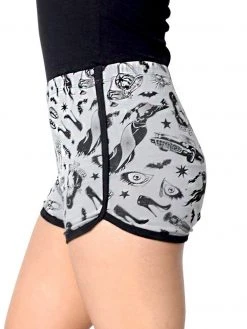 Kreepsville666 KREEPSVILLE 666 Elvira Comic Icon Womens Running Shorts
