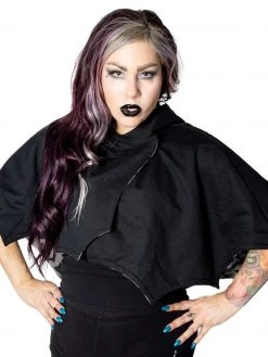 Kreepsville666 Reversible Bat Wing Grey Bat Shoulder Cape KREEPSVILLE 666 6 Kreepsville666 Reversible Bat Wing Grey Bat Shoulder Cape KREEPSVILLE 666