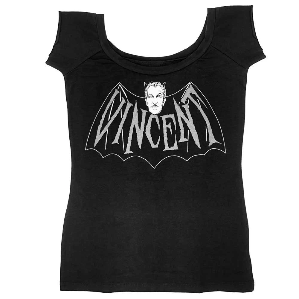 Kreepsville666 Vincent Price Devil Bat Shoulder Top 2 Kreepsville666 Vincent Price Devil Bat Shoulder Top