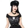 Kreepsville666 Vincent Price Devil Bat Shoulder Top