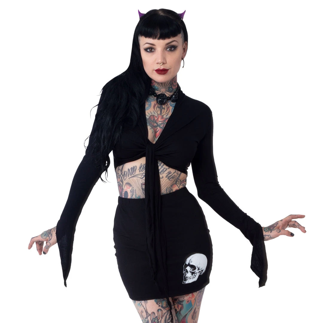 Kreepsville666 Web Heart Tie Top KREEPSVILLE 666 2 Kreepsville666 Web Heart Tie Top KREEPSVILLE 666