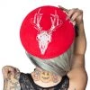 Kreepsville666 Deer Skull Red Beret KREEPSVILLE 666 7 Kreepsville666 Deer Skull Red Beret KREEPSVILLE 666