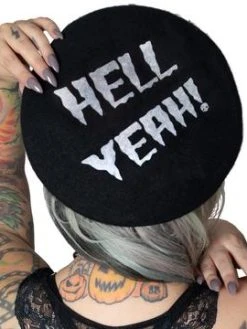 Kreepsville666 Horrorpops Hell Yeah Beret