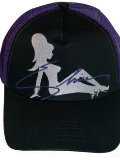 Kreepsville666 KREEPSVILLE 666 Elvira Trucker Girl Purple Hat