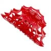 Kreepsville666 KREEPSVILLE 666 Spiderweb Hair Claw Clip Red