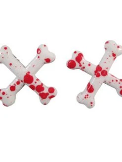 Kreepsville666 Crossbones Hairslide Blood Splatter