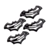 Kreepsville666 KREEPSVILLE 666 Bat Snap Hair Clips Black