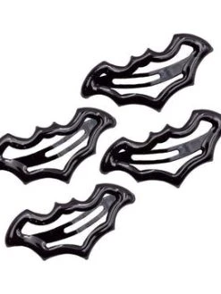 Kreepsville666 KREEPSVILLE 666 Bat Snap Hair Clips Black