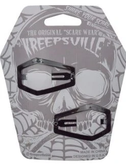 Kreepsville666 Coffin Snap Hair Clip Black