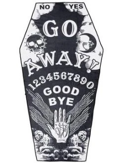 Kreepsville666 KREEPSVILLE 666 Go Away Ouija Coffin Beach Towel