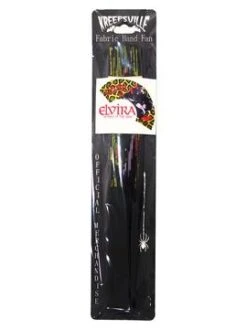 Kreepsville666 KREEPSVILLE 666 Elvira Leopard Fabric Fan