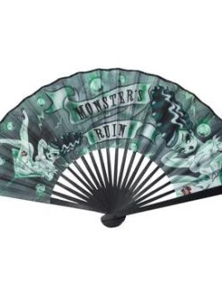 Kreepsville666 KREEPSVILLE 666 Monster's Ruin Fabric Fan