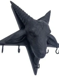 Kreepsville666 KREEPSVILLE 666 Goathead Wall Keyholder Hanger