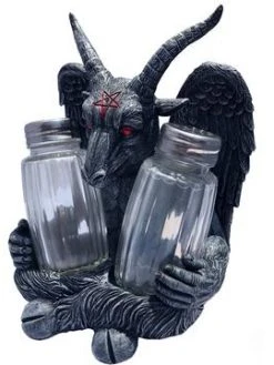 Kreepsville666 KREEPSVILLE 666 Goathead Salt And Pepper Shakers 4 Kreepsville666 KREEPSVILLE 666 Goathead Salt And Pepper Shakers