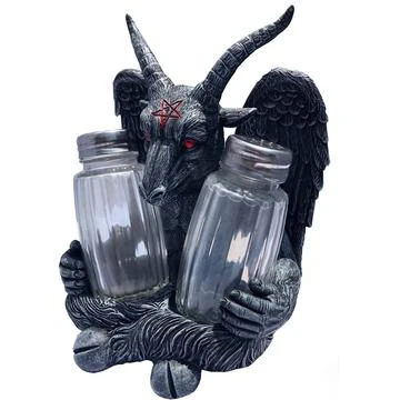 Kreepsville666 KREEPSVILLE 666 Goathead Salt And Pepper Shakers 2 Kreepsville666 KREEPSVILLE 666 Goathead Salt And Pepper Shakers