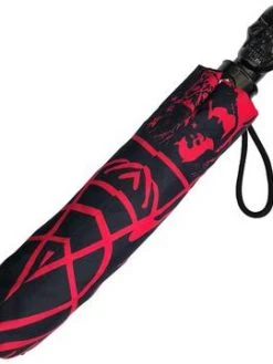 Kreepsville666 Skull Handle Goathead Umbrella