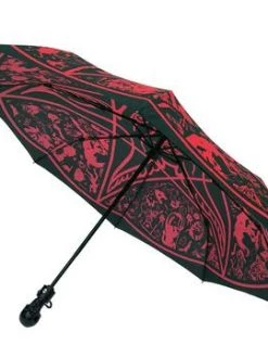 Kreepsville666 Skull Handle Goathead Umbrella