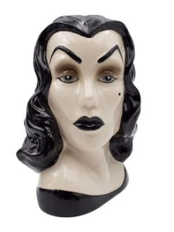 Kreepsville666 Vampira Portrait Ceramic Vase