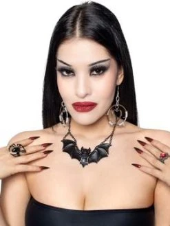 Kreepsville666 Creature Of The Night Bat Black Necklace KREEPSVILLE 666