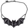 Kreepsville666 Creature Of The Night Bat Black Necklace KREEPSVILLE 666 2 Kreepsville666 Creature Of The Night Bat Black Necklace KREEPSVILLE 666