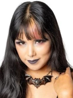 Kreepsville666 Creature Of The Night Bat Chrome Necklace