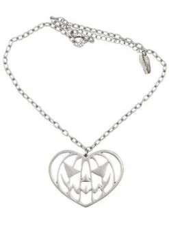 Kreepsville666 Pumpkin Heart Necklace