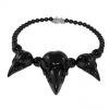 Kreepsville666 KREEPSVILLE 666 Crow Skull Collection Necklace Black 4 Kreepsville666 KREEPSVILLE 666 Crow Skull Collection Necklace Black