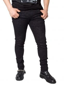 Kreepsville666 Death Repeat Black Skinny Jeans KREEPSVILLE 666