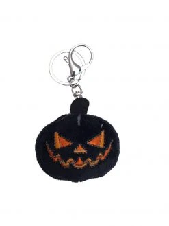 Kreepsville666 Black Pumpkin Plush Keychain KREEPSVILLE 666