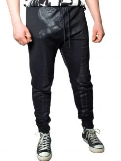 Kreepsville666 KREEPSVILLE 666 Skeleton Black Bone Jogger Pant
