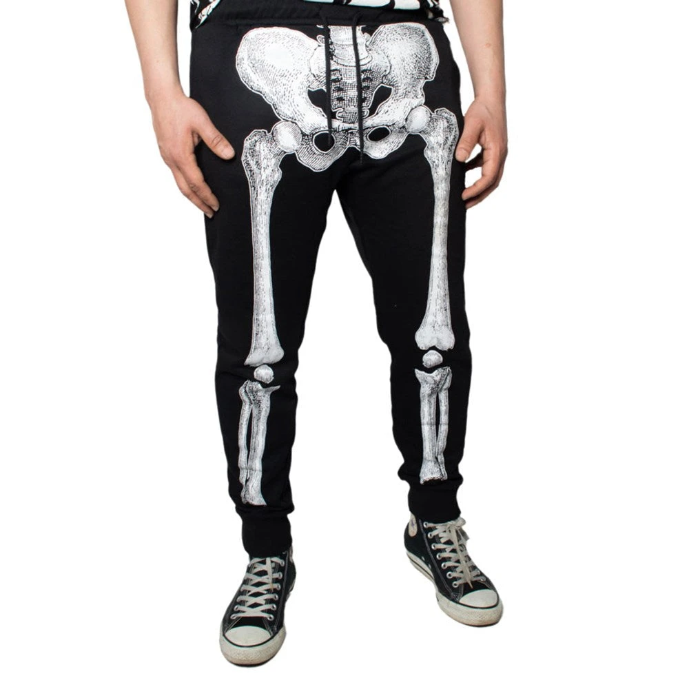 Kreepsville666 Skeleton White Bone Jogger Pant 2 Kreepsville666 Skeleton White Bone Jogger Pant