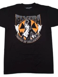 Kreepsville666 Elvira Pumpkin Queen Of Halloween Mens T-Shirt