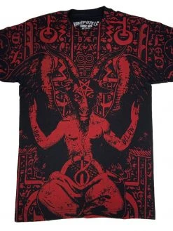 Kreepsville666 Baphomet Script Jumbo T-Shirt