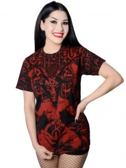 Kreepsville666 Baphomet Script Jumbo T-Shirt