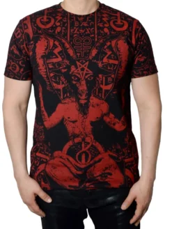 Kreepsville666 Baphomet Script Jumbo T-Shirt 5 Kreepsville666 Baphomet Script Jumbo T-Shirt