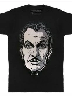 Kreepsville666 Vincent Price Grey Classic Face T-Shirt
