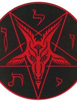 Kreepsville666 Satanic Circle XL Back Patch KREEPSVILLE 666