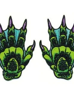 Kreepsville666 Creature Hands Patch Pair