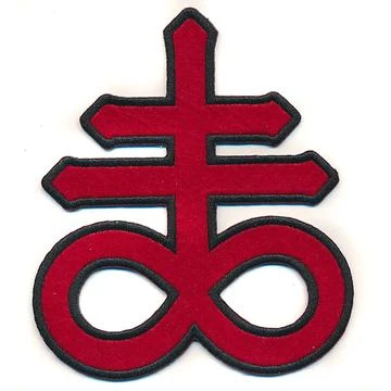 Kreepsville666 Satanic Seal Red Felt Patch KREEPSVILLE 666 1 Kreepsville666 Satanic Seal Red Felt Patch KREEPSVILLE 666