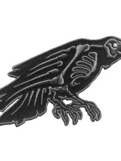 Kreepsville666 Skelli Bones Raven Patch
